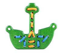 Okładka książki Przeszywanka Statek Piracki Zielony