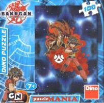 Opakowanie Puzzle 100 Bakugan Dan and Drago DINO