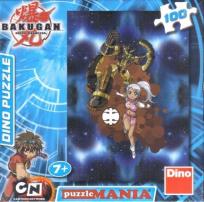 Opakowanie Puzzle 100 Bakugan Julie and Gold DINO