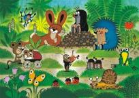 Opakowanie Puzzle 100 XL Krecik - Koncert DINO