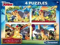 Opakowanie Puzzle 2x20+2x60 Król Lew - Lwia Straż