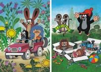 Opakowanie Puzzle 2x48 Krecik i przyjaciele DINO