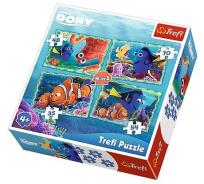 Opakowanie Puzzle 4w1 Podwodne zabawy TREFL