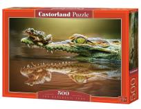 Opakowanie Puzzle 500 The Daredevil Frog CASTOR