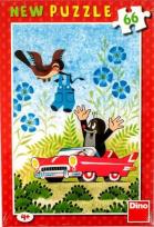 Opakowanie Puzzle 66 Krecik i jego samochodzik DINO