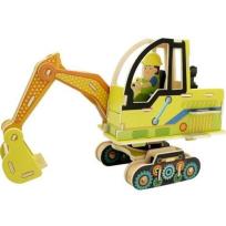 Okładka książki Puzzle Drewniana koparka