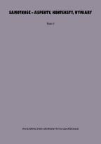 Opakowanie Samotność - aspekty konteksty wymiary