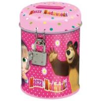 Opakowanie Skarbonka z kłódką Masza i Niedźwiedź 10 DERFORM