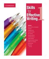 Opakowanie Skills for Effective Writing 1 Student's Book