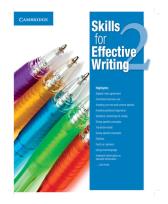 Opakowanie Skills for Effective Writing 2 Student'sBook