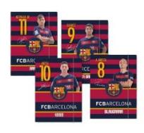 Opakowanie Teczka z gumką A4 FC Barcelona Barca Fan 4 ASTRA