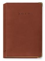 Opakowanie Terminarz 2017 A5 LUX złocony - brązowy