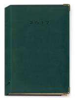Opakowanie Terminarz 2017 A5 LUX złocony - zielony