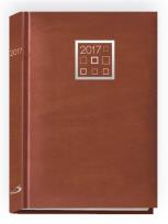 Opakowanie Terminarz 2017 A5 standard - brązowy