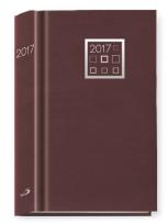 Opakowanie Terminarz 2017 - B6 bordowy