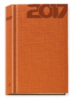 Opakowanie Terminarz 2017 - B6 pomarańczowy