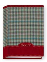 Opakowanie Terminarz 2017 - B7 kratka czerwona