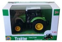 Opakowanie Traktor metalowy z kierowcą 1:43