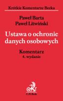 Okładka książki Ustawa o ochronie danych osobowych. Komentarz