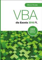 Okładka książki VBA dla Excela 2016 PL.