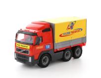 Opakowanie Volvo samochód z plandeką w siatce