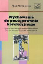 Okładka książki Wychowanie do postępowania korekcyjnego
