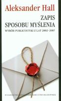 Okładka książki Zapis sposobu myślenia