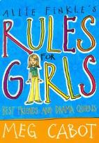 Okładka książki Allie Finkles Rules for Girls Best friends and drama queens