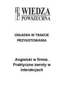 Okładka książki Angielski w firmie Praktyczne zwroty w interakcjach + CD