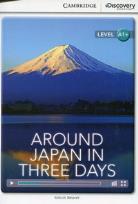 Okładka książki Around Japan in Three Days High Beginning Book with Online Access