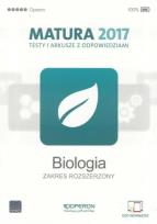 Okładka książki Biologia. Matura 2017. Testy i arkusze. Zakres rozszerzony
