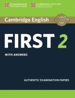 Opakowanie Cambridge English First 2 Student's Book with answers
