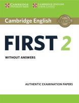 Opakowanie Cambridge English First 2 Student's Book without answers