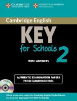 Opakowanie Cambridge English Key for Schools 2 Self-study Pack (Student's Book with Answers and Audio CD)