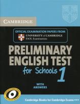 Opakowanie Cambridge Preliminary English Test for Schools 1 Student's Book with Answers