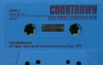 Okładka książki Countdown to first certificate Workbook without key Kaseta