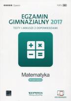 Okładka książki Egzamin gimnazjalny 2017. Testy i arkusze. Matematyka