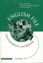 Okładka książki English File Intermediate Workbook without key