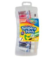 Opakowanie Farby Colorino Kids tempera w tubach z pędzelkiem 10 kolorów