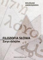 Okładka książki Filozofia słowa