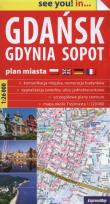 Opakowanie Gdańsk Gdynia Sopot Plan miasta 1:26 000