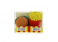 Opakowanie Gumki do mazania - mały zestaw fast food