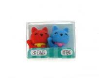 Opakowanie Gumki do mazania - mały zestaw kotki