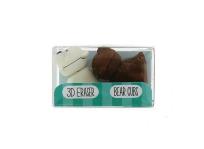 Opakowanie Gumki do mazania - mały zestaw niedźwiadki