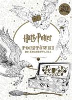 Okładka książki Harry Potter. Pocztówki do kolorowania