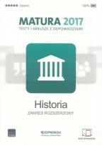 Okładka książki Historia. Matura 2017. Testy i arkusze. Zakres rozszerzony