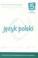 Okładka książki Język polski SP 5 Dotacyjny materiał ćw. OPERON