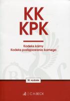 Okładka książki Kodeks karny Kodeks postępowania karnego