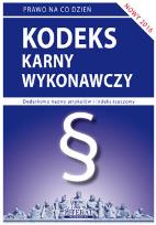 Okładka książki Kodeks karny wykonawczy w.2016 LITERAT