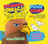 Okładka książki Kolorowa edukacja Ptaki Polski